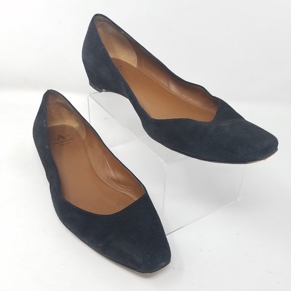 Shoes Flats By Aquatalia In Navy, Size: 10